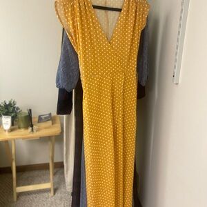 Yellow Polka Dot Dress